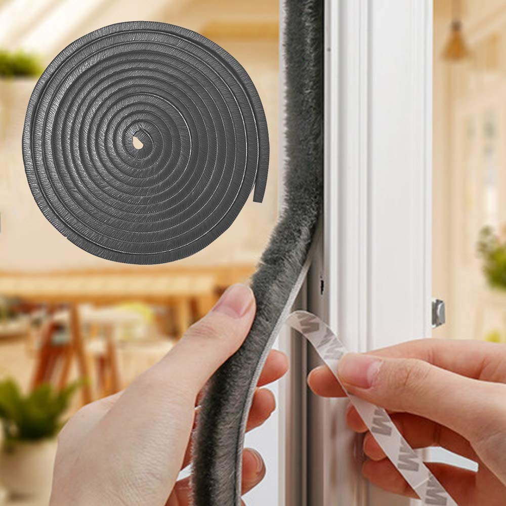 32.8 FT Weather Stripping Self Adhesive Door Seal Strip Window Stripping Weather Strips