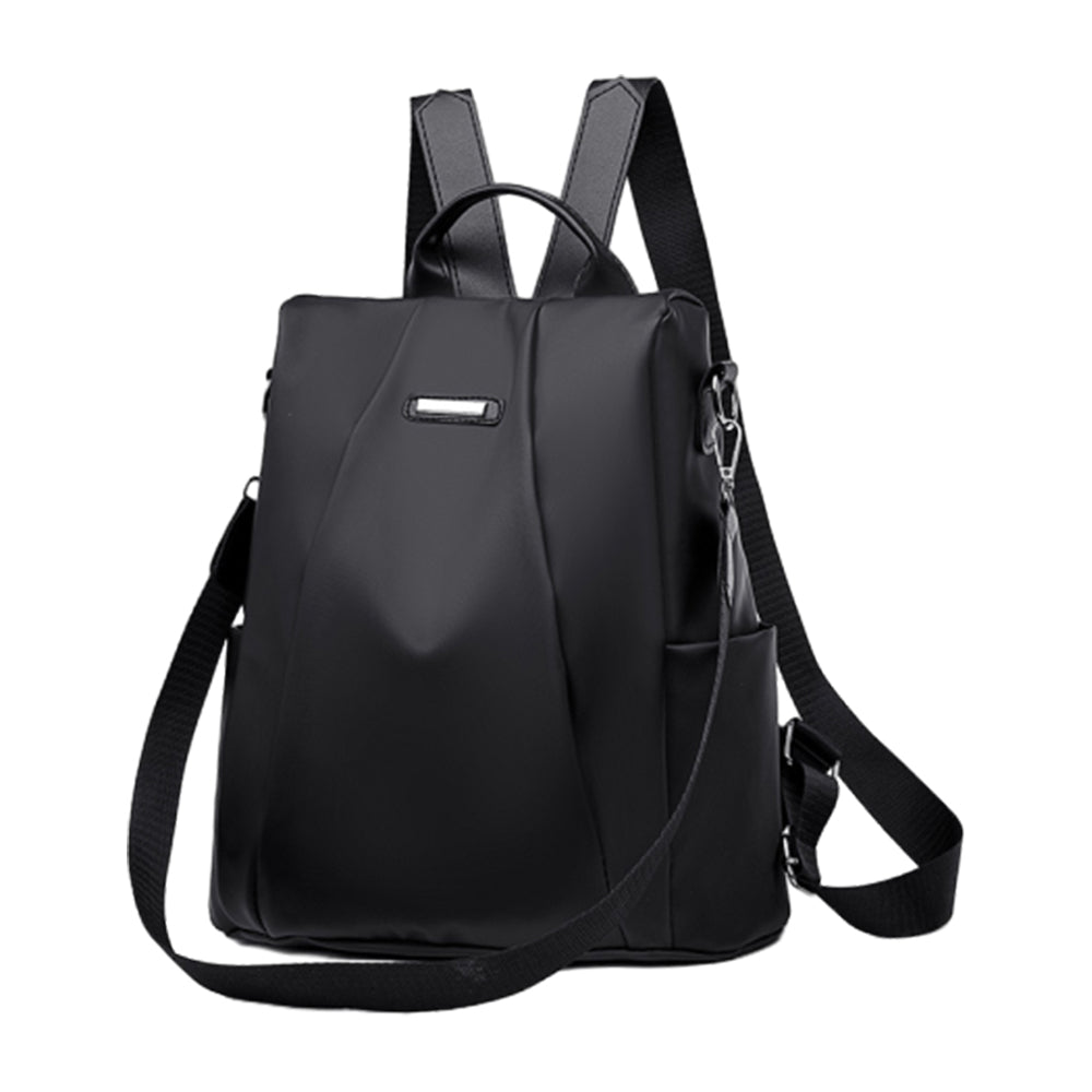 2-in-1 Anti-theft  Backpack Travel Shoulder Bag Water-Resistant Women Bag Black