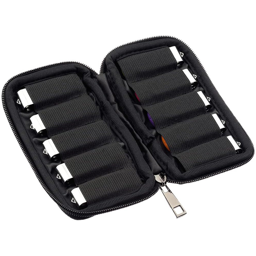 Portable 10-Slot Flash Drive Case USB Storage Bag Electronic Accessories Organizer