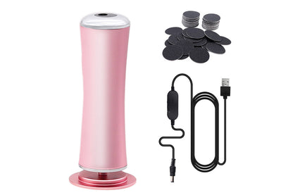 Electric Foot Grinding Dead Grinder Skin Foot File Callus Remover Pedicure Tool -Pink