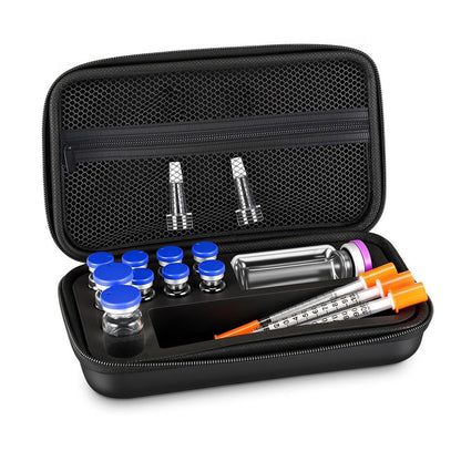 Vial Storage Cases Compatible with 3ml 10ml 30ml Bottles-Black