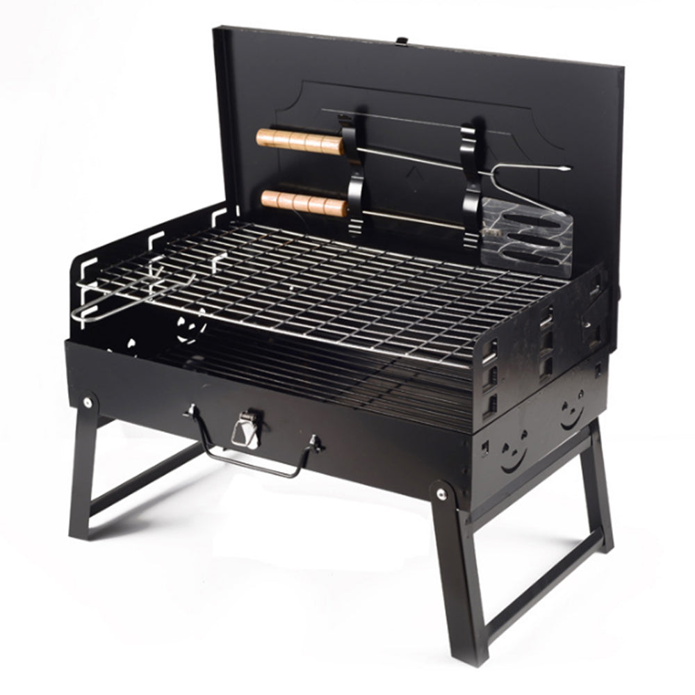 Portable Charcoal BBQ Grill Folding Barbecue Camping Grill