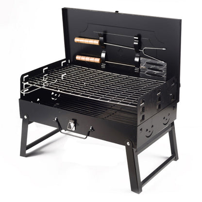 Portable Charcoal BBQ Grill Folding Barbecue Camping Grill