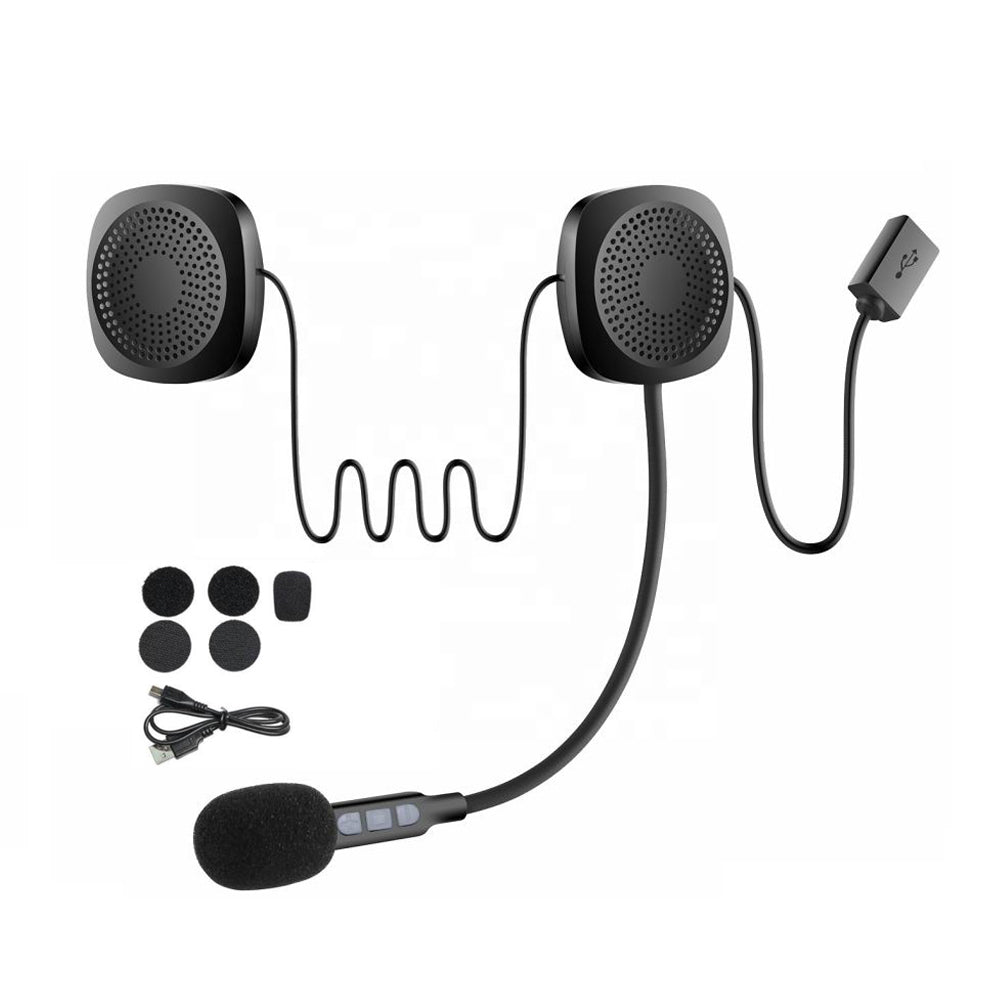 Motorcycle Helmet Bluetooth Headset Hands Free Speaker Motorcycle Sports Headset