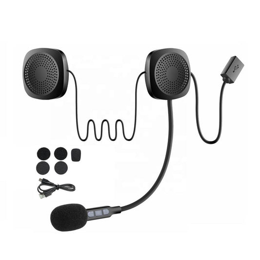 Motorcycle Helmet Bluetooth Headset Hands Free Speaker Motorcycle Sports Headset