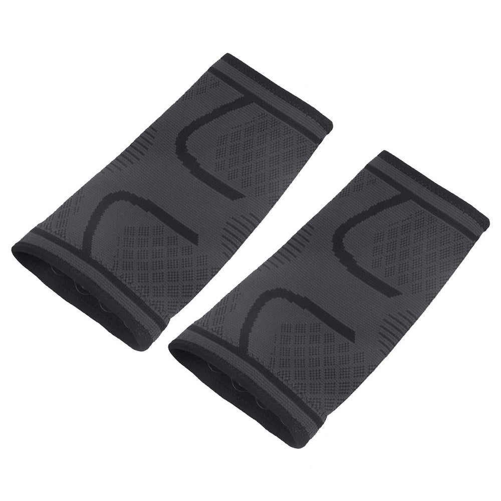 Pair of Elbow Compression Sleeve Elastic Arm Brace Support Wrap for Sports Black