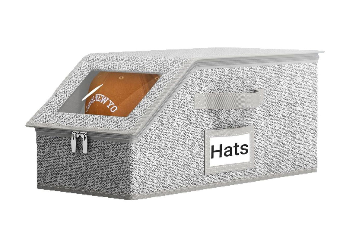 Stackable Hat Storage Organizer Holds up to 12 Caps
