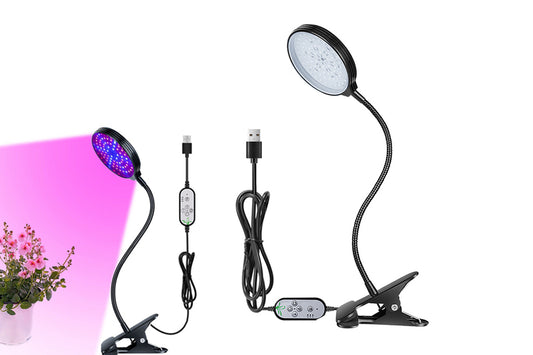 Indoor Plants LED Grow Lights Suitable Greenhouse Flowers Veg Succulents Potted Growth-One Head