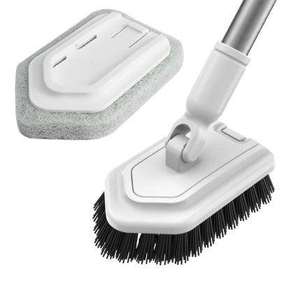 Tile and Tub Brush Adjustable Handle Floor Scrubbing Brush Shower Cleaning Brush