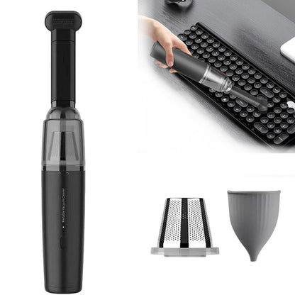 Portable Cordless Handheld Vacuum with Two Suction Modes - Black