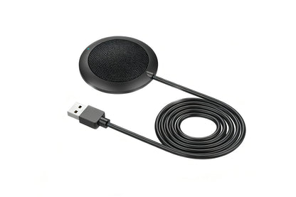 Conference USB Microphone Computer Desktop Mic with LED Indicator