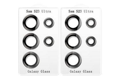 2pcs Camera Lens Protector for Samsung Galaxy S23 Ultra-Black