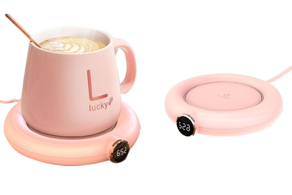 USB Cup Warmer Heat Beverage Mug Mat-Pink