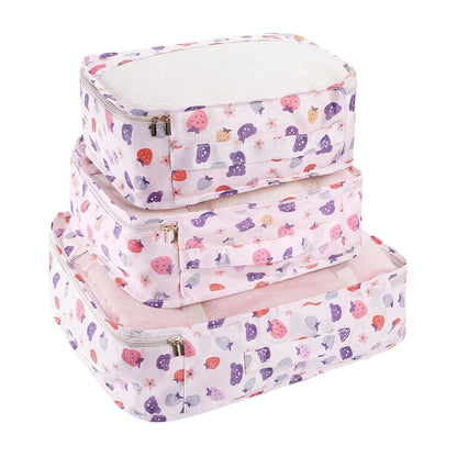 7-Piece Set Travel Packing Bags Luggage Storage Bag Arrangement Pouch Organizer Style 3