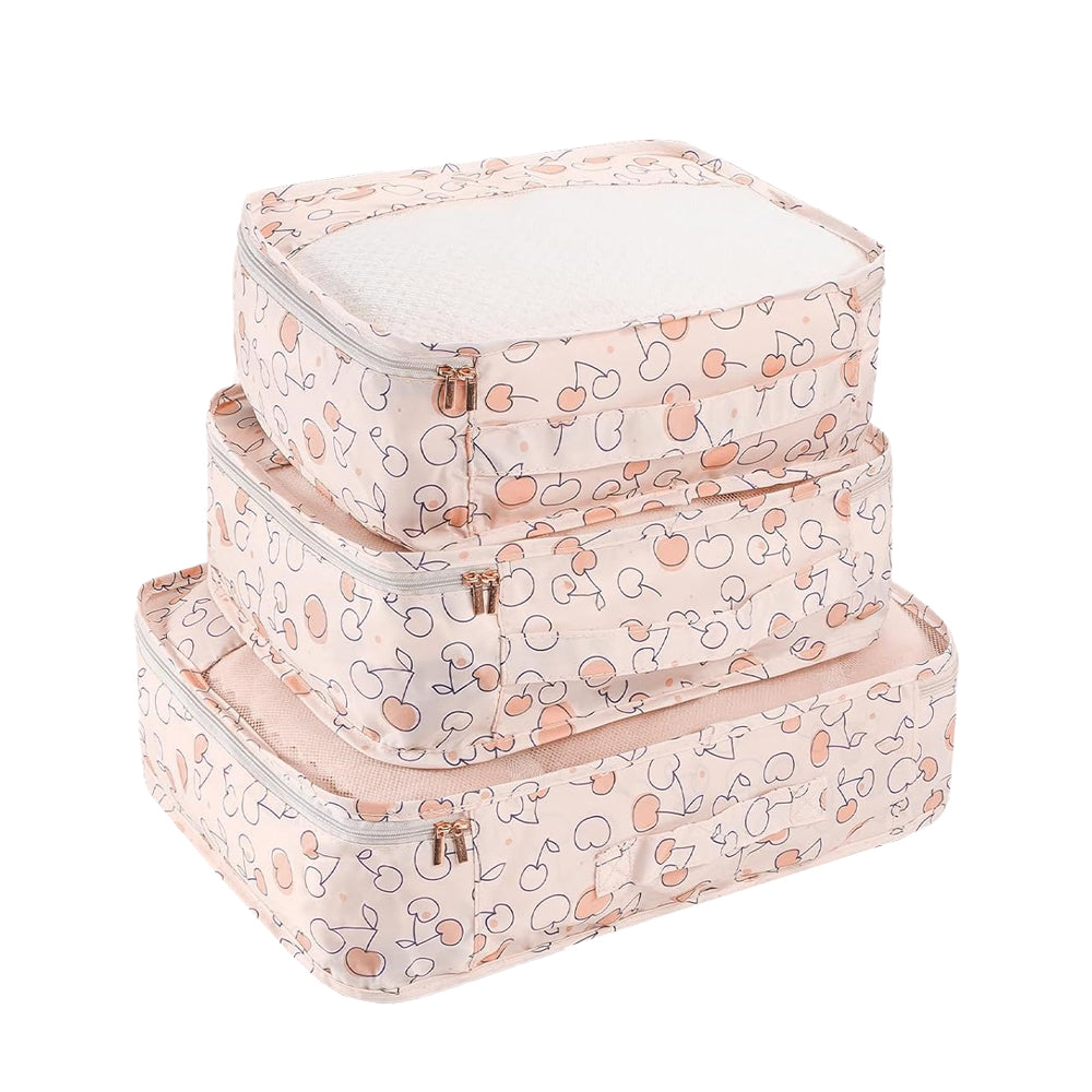 7-Piece Set Travel Packing Bags Luggage Storage Bag Arrangement Pouch Organizer Style 4