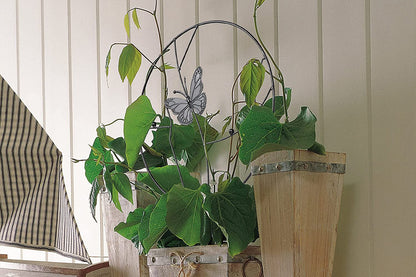 Plant Support Stakes Metal Holder Flower Pot Climbing Trellis-butterfly