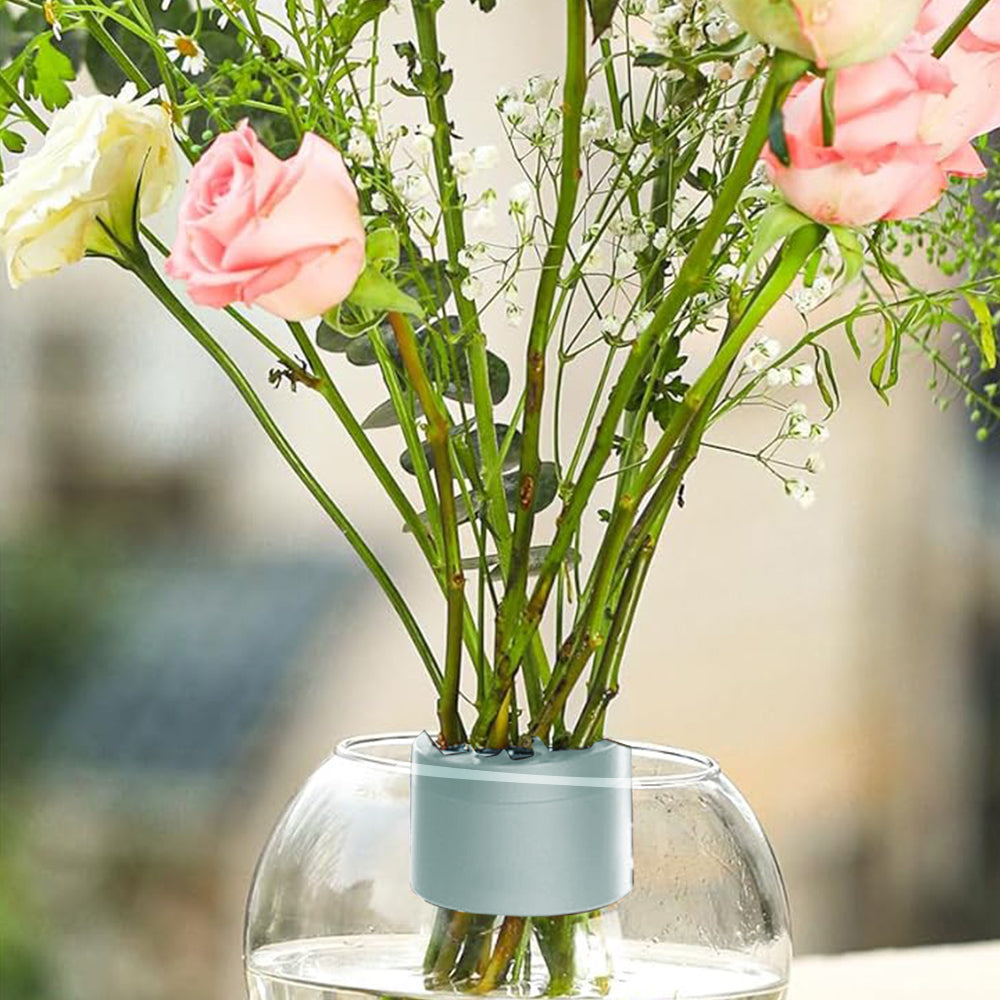 Spiral Flower Stem Holder Spiral Ikebana Stem Holder for Vases DIY Bouquet Twister Flower Arrangement Holder Green