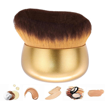 Extra Large Body Makeup Brush for Self Tanner & Liquid Cream Blending Gold