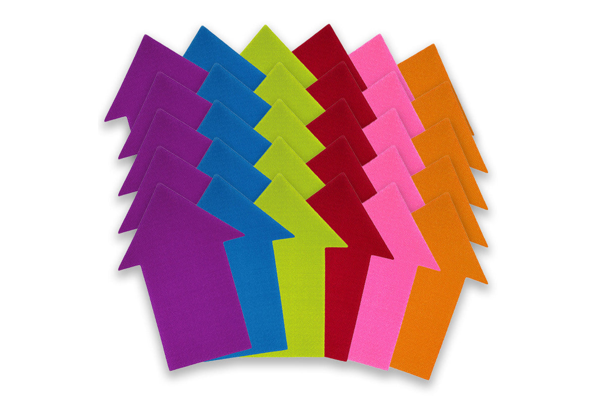 48PCS Arrow Carpet Spot Markers Classroom Teaching Game Tool
