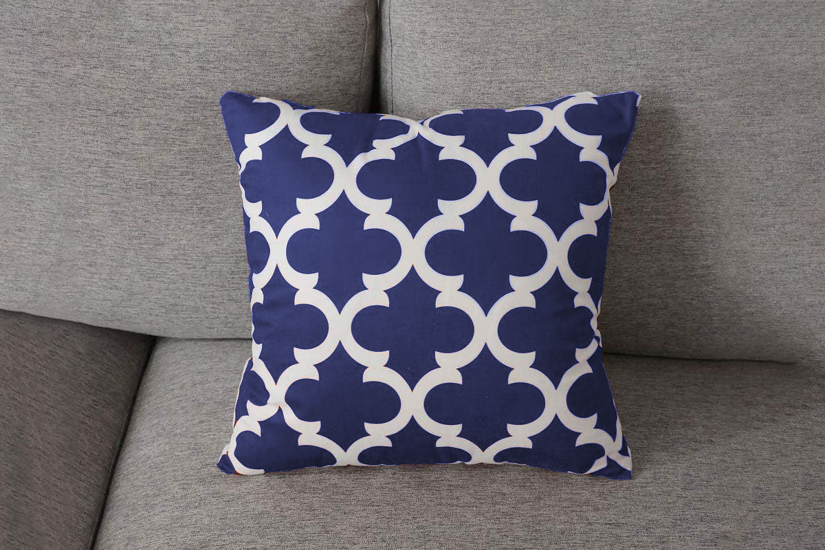 2Pcs 45X45CM Linen Geometric Throw Pillow Cushion Cover ST2