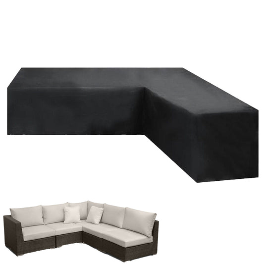 Waterproof L-Shape Outdoor Furniture Cover for Sectional Lounge Sets-Style 1