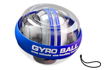 LED Wrist Ball Trainer Auto-Start Wrist Strengthener Gyroscopic Forearm Exerciser Gyro Ball for Strengthen Arms Muscles Wrist-Blue