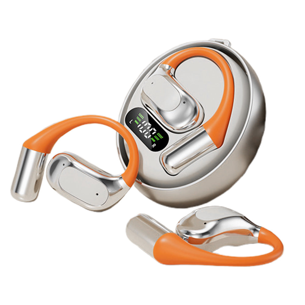 Bluetooth 5.4 Language Translator Earbuds Wireless 144-Language Translation Music Earphones with Charging Case Silver