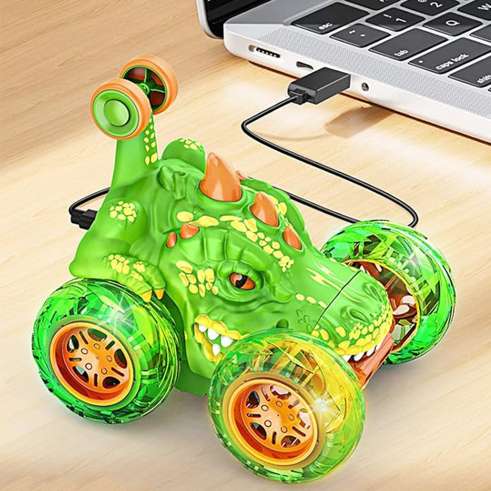 Remote Control 4WD RC Stunt Car 360-degree Rotating with Lights Christmas Gift Style 3
