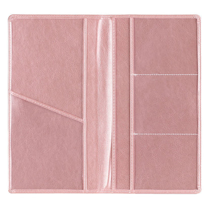 Car Registration and Insurance Card Holder Vehicle License Document Organizer Rose Gold