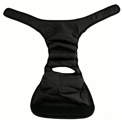 Reusable Dog Diapers Cotton Washable Doggie Diapers-Black