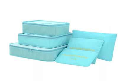 Luggage Packing Organizers Packing Cubes Set for Travel-Blue