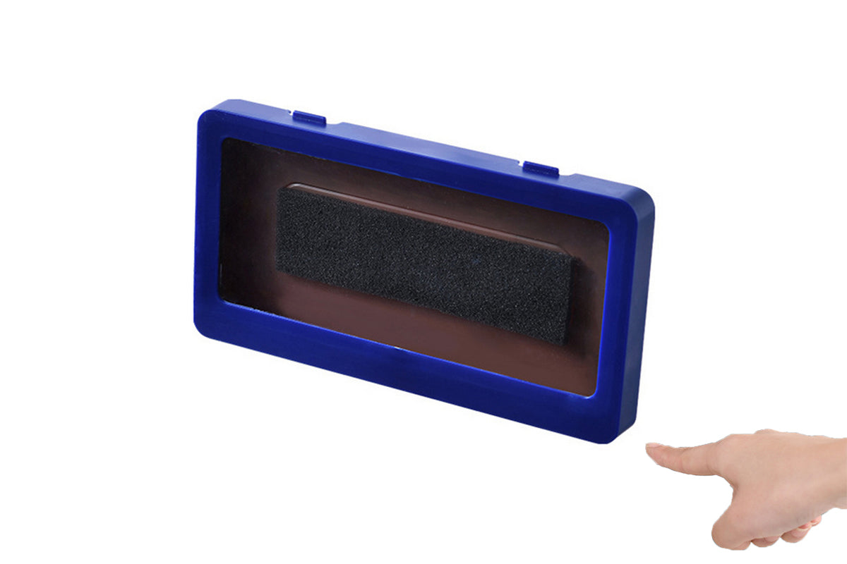 Bathroom Waterproof Anti-Fog Wall Mount Shower Phone Storage Case-Blue