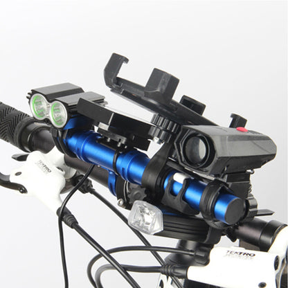 20cm Aluminum Alloy Bicycle Handlebar Extender Mount-Blue