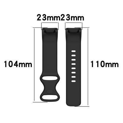 Silicone Watch Strap Wristband for Fitbit Charge 5-Small Style 2