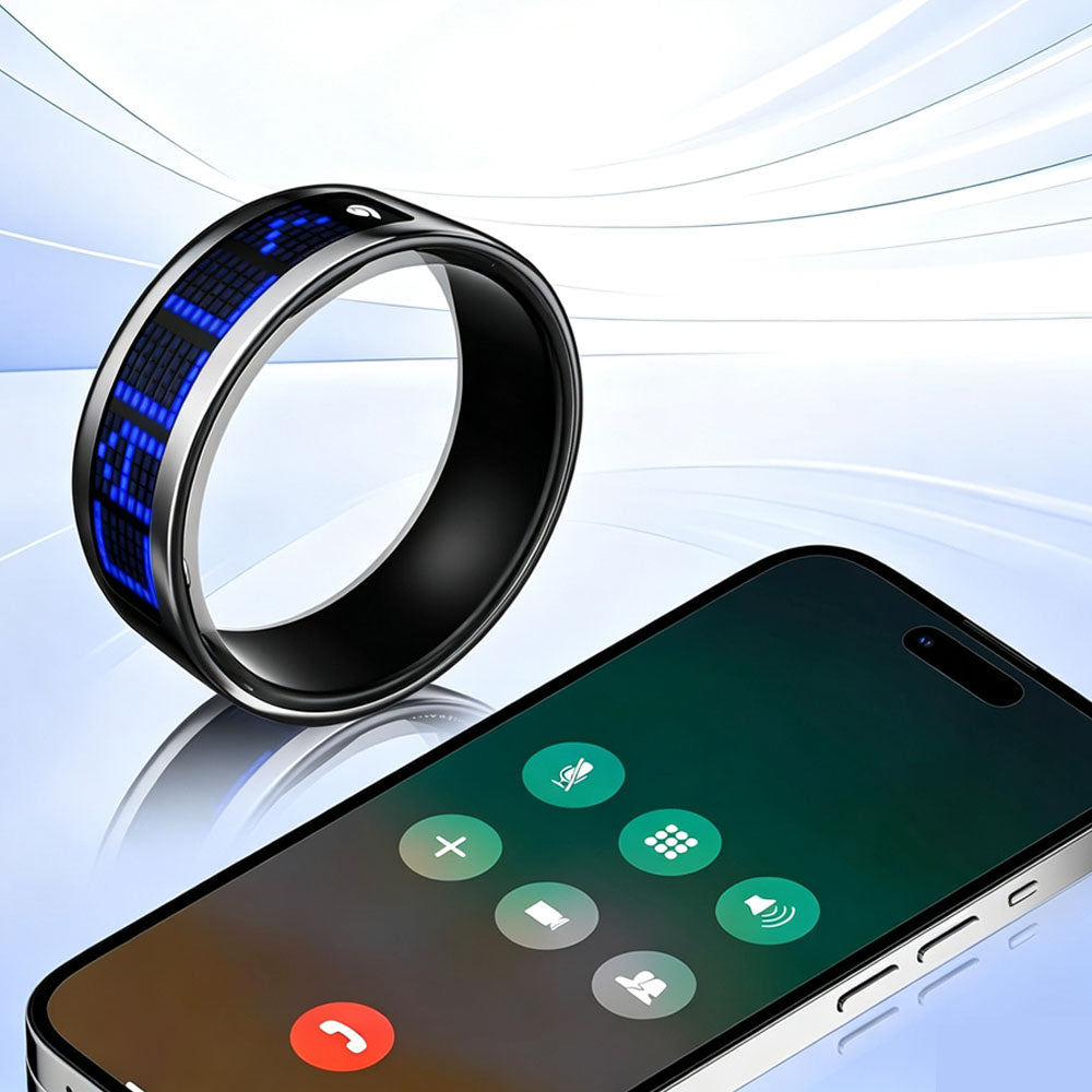 IP68 Waterproof Smart Ring-Black