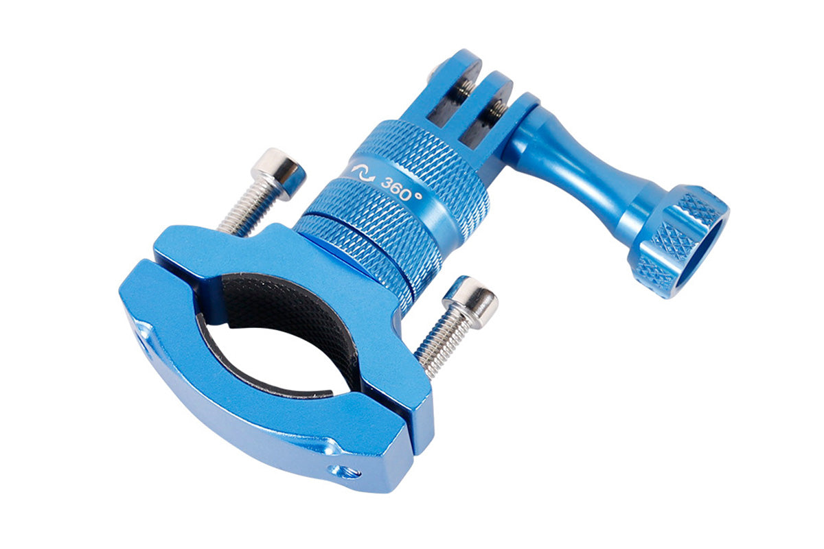 2Pcs Aluminum Bike Handlebar Mount Bicycle Mount for GoPro Hero 13 12 11-Blue