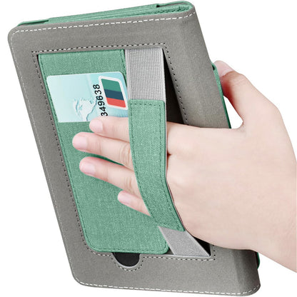 Protective Case with Stand for Kindle Paperwhite 12th Gen 2024 7 Inch-Light Green