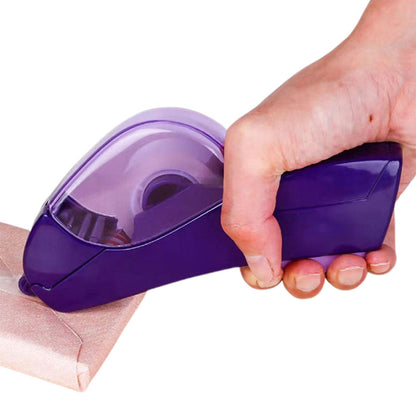 Automatic Tape Dispenser Christmas Package Wrapping Tape Cutter Purple