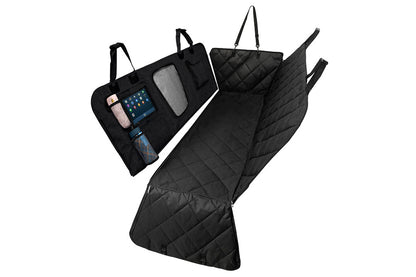 Pet Seat Cover Hammock Non-Slip Protector Mat Water-Resistant Cat Dog Back-Black