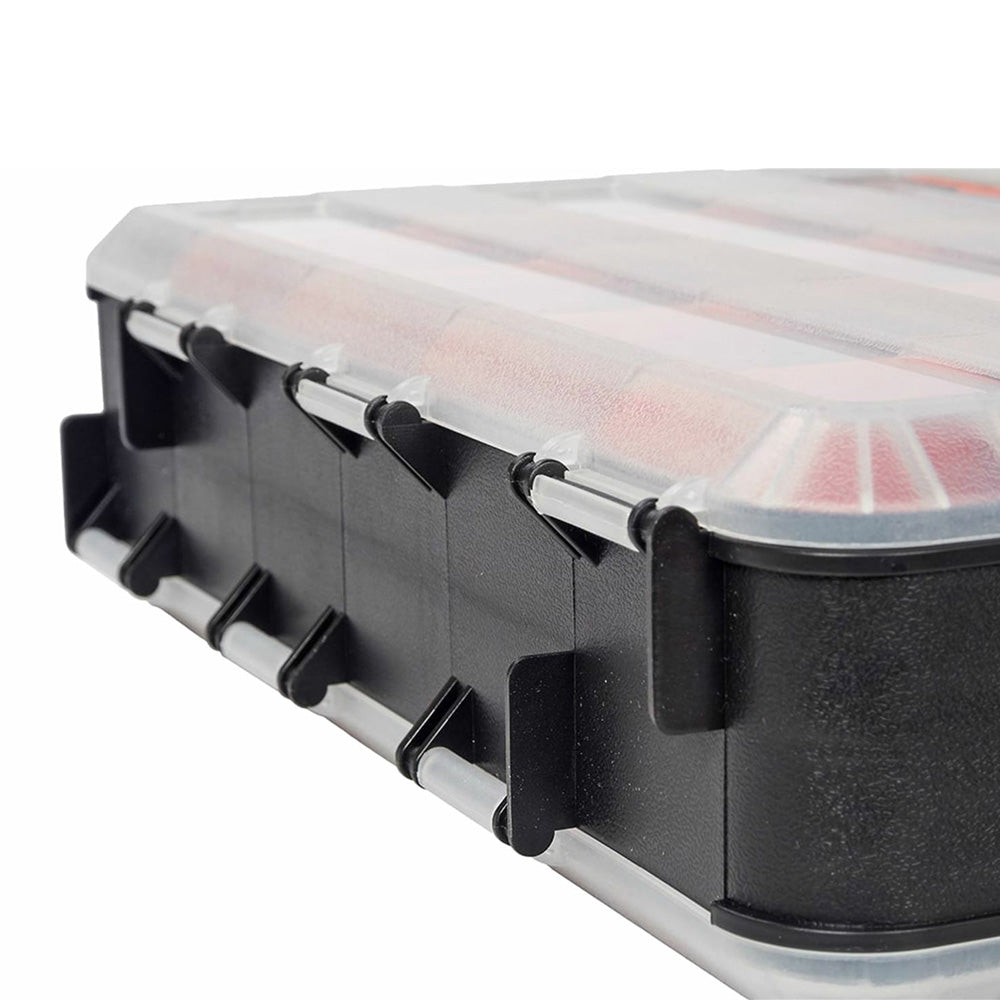 34 Grid Double Sided Tool Organizer Box for Screws Nuts - Orange
