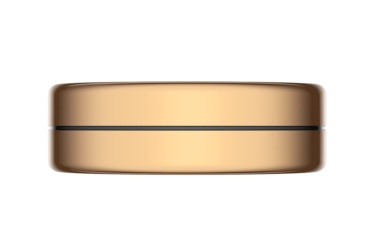 Smart Health Ring for Women Men Fitness Tracker with Heart Rate Sleep Monitoring -Gold