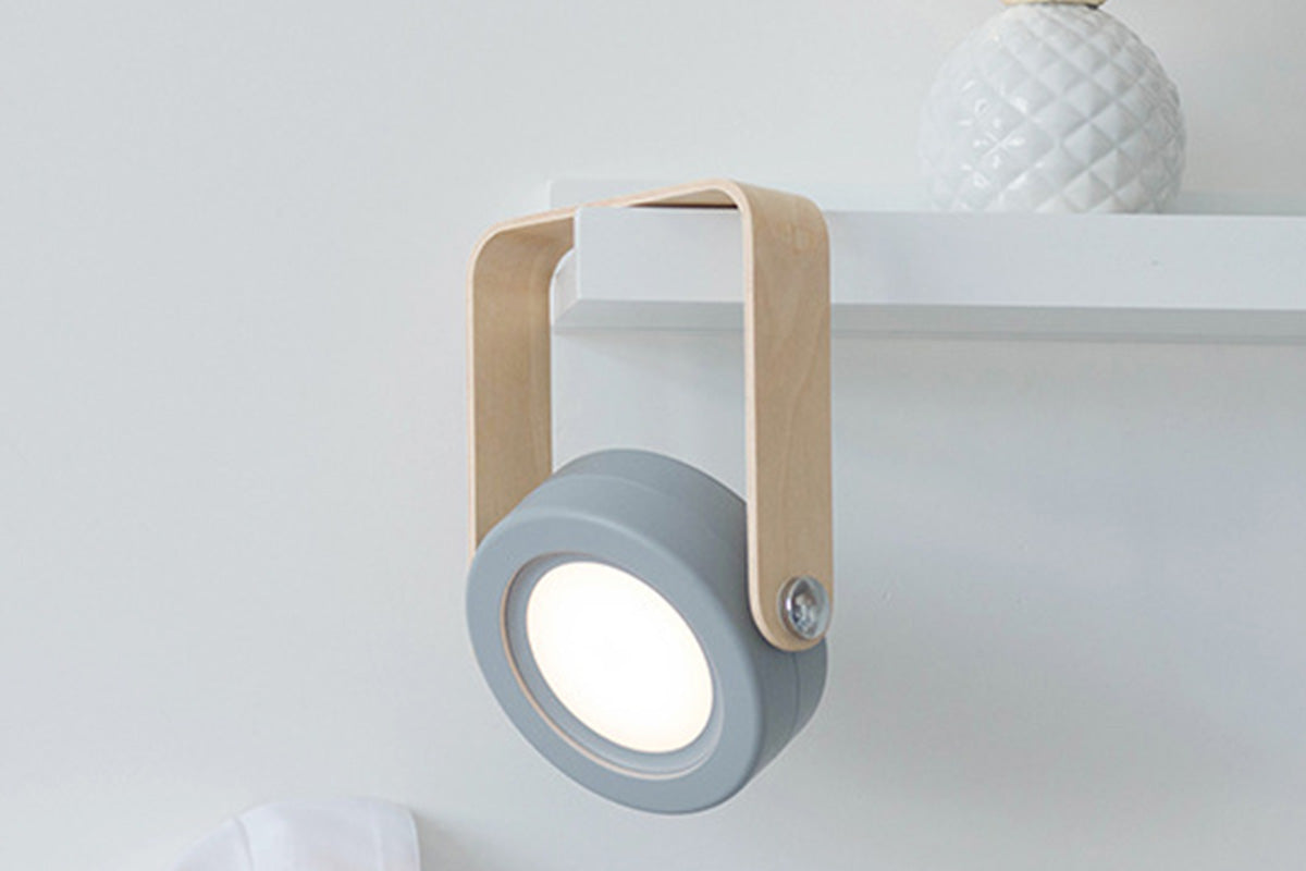 Multi Dimmable Foldable LED Night Light Table Lamp Portable Camping Flashlight-Grey