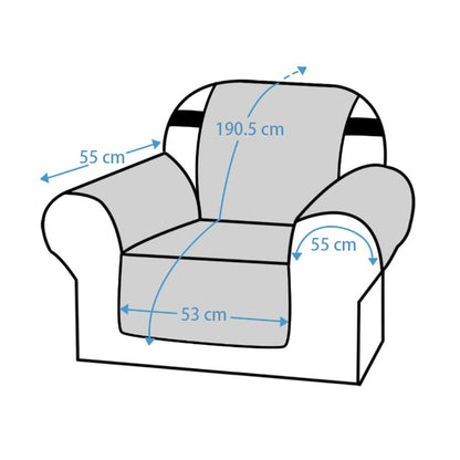 Reversible Sofa Slipcover Water Resistant Sofa Cover Couch Covers Furniture Protector Brown