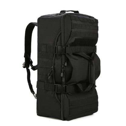 60L Military Tactical Backpack Trekking Rucksack Travel Sports Duffle Bag Black