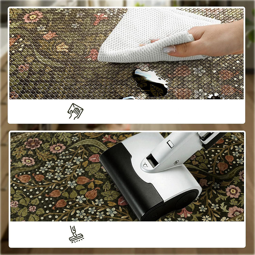 2 Piece Diatomite Kitchen Floor Mat Set - Grey
