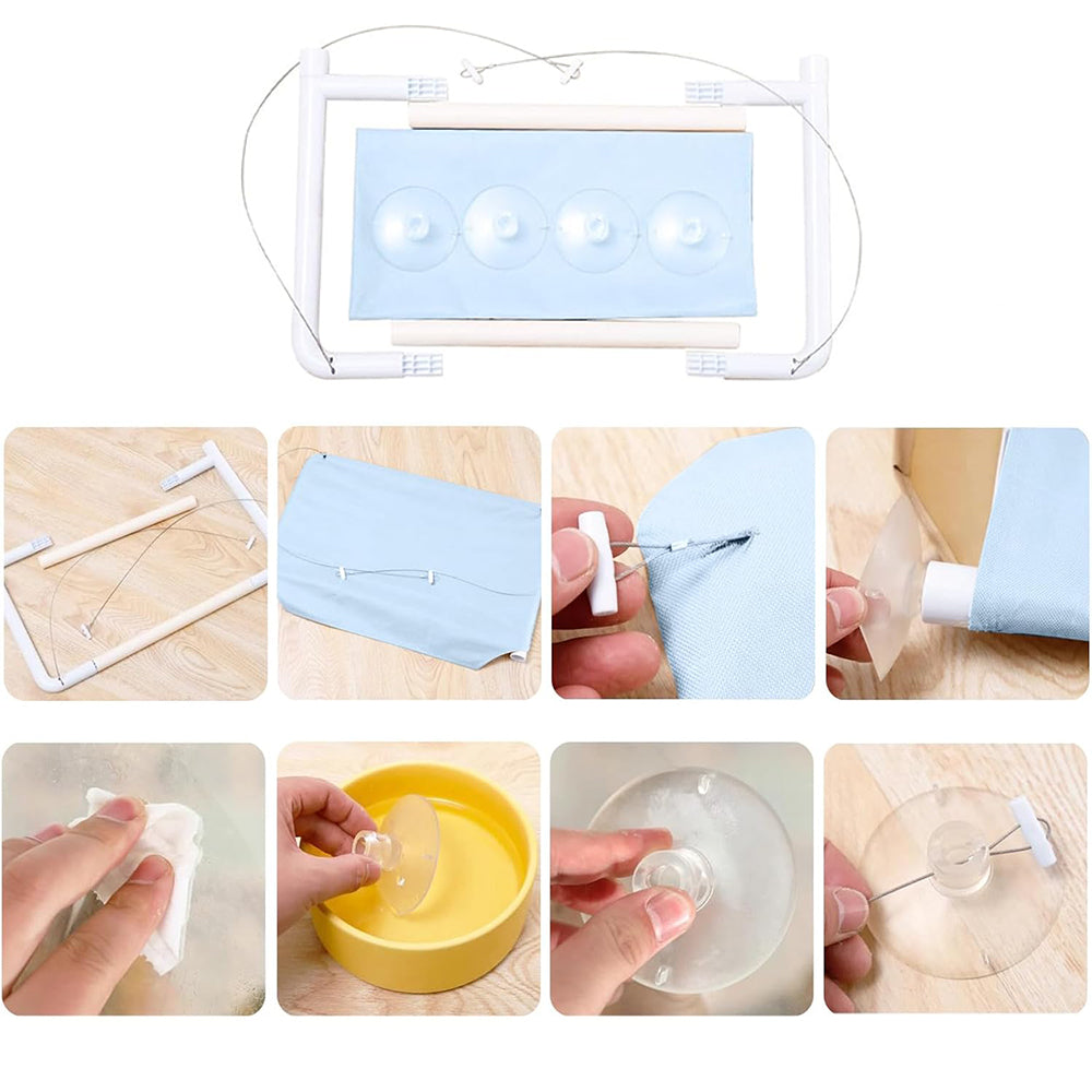 Strong Suction Cup Cat Window Hammock Breathable Mesh Cat Bed for Glass Window-Blue