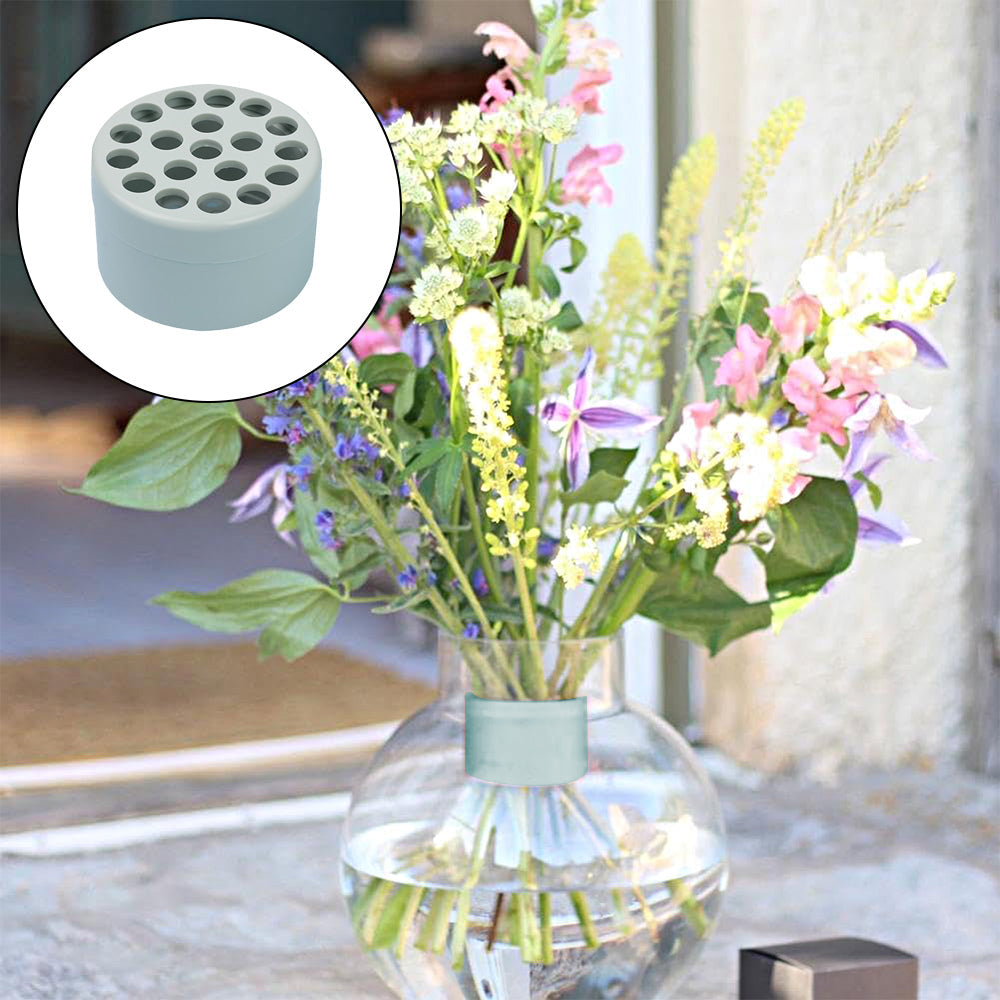 Spiral Flower Stem Holder Spiral Ikebana Stem Holder for Vases DIY Bouquet Twister Flower Arrangement Holder Green