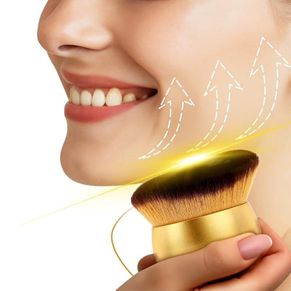 Extra Large Body Makeup Brush for Self Tanner & Liquid Cream Blending Gold