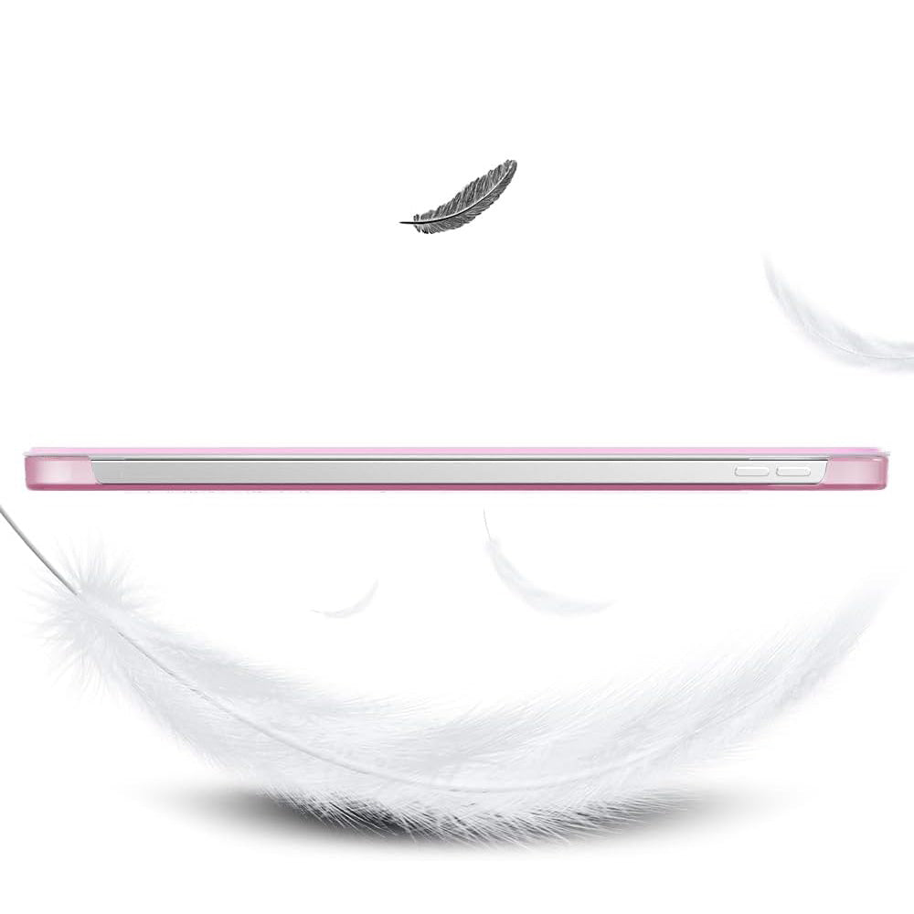 Compatible Case for iPad 10th 11th Gen A16 Tri-Fold Smart Cover Auto Wake Sleep-Pink