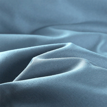 4 Pieces Set Summer Cool Feeling Bedding Set Air Conditioning Comfy Comforter Pillowcase Bed Sheet Blue